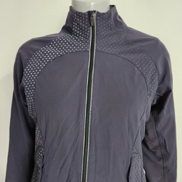 Lululemon Black Fitted Athletic Jacket Size M - Picture 2 of 14